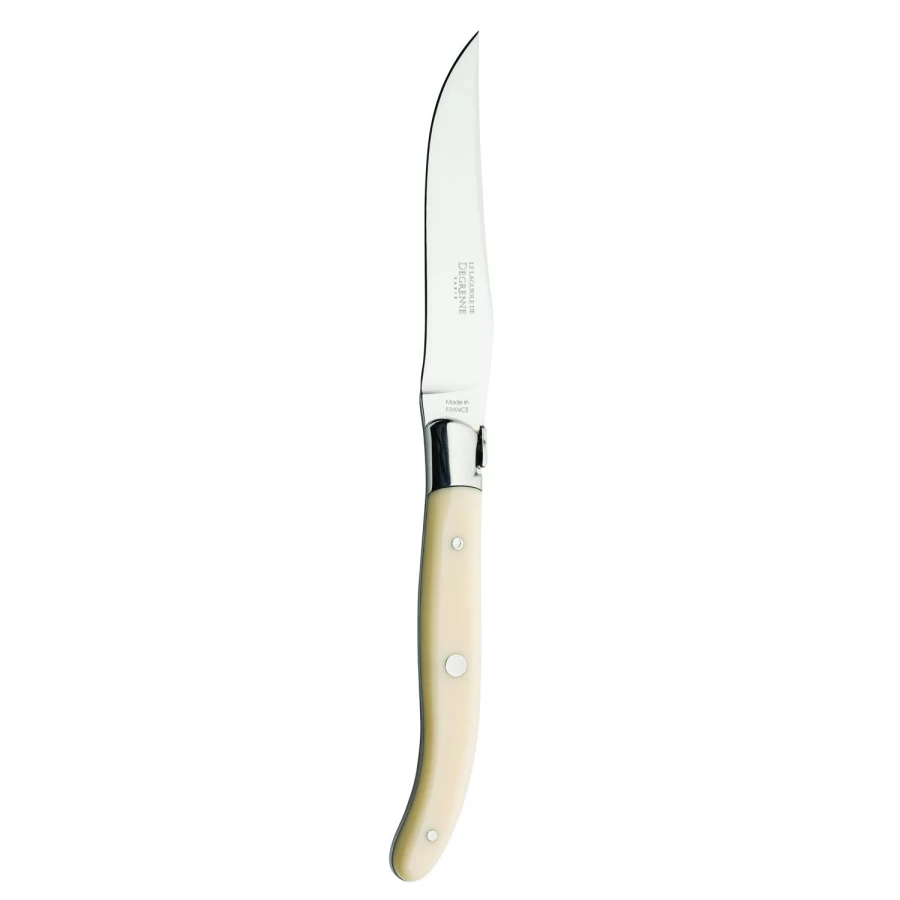 "Degrenne Paris Laguiole Luxury Steak Knives Set - Premium French Cutlery for Dining Table"