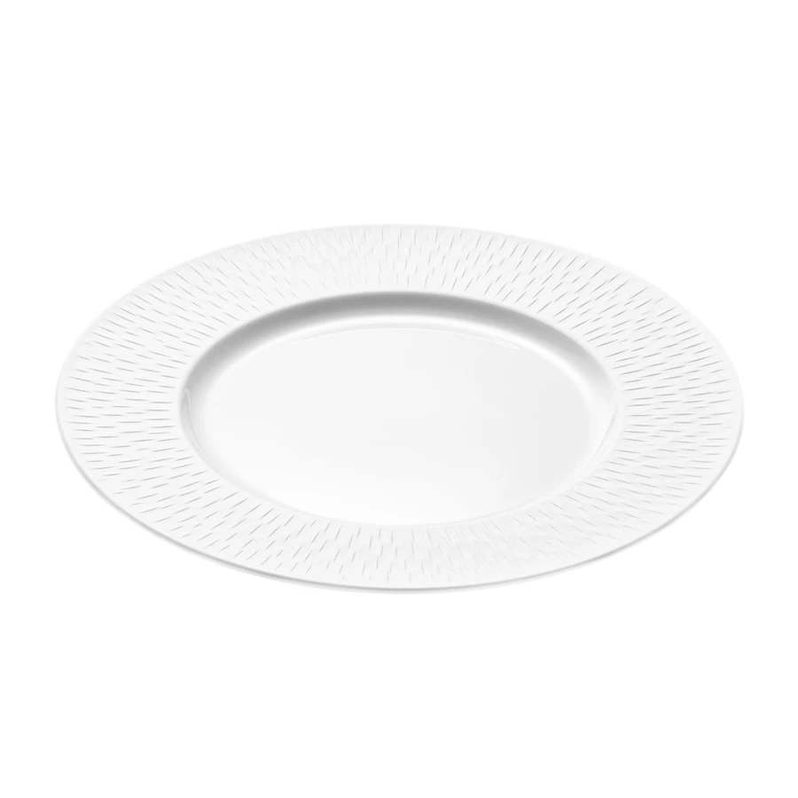 Degrenne Paris Boreal Satin White Tableware Collection - Elegant Dining Essentials