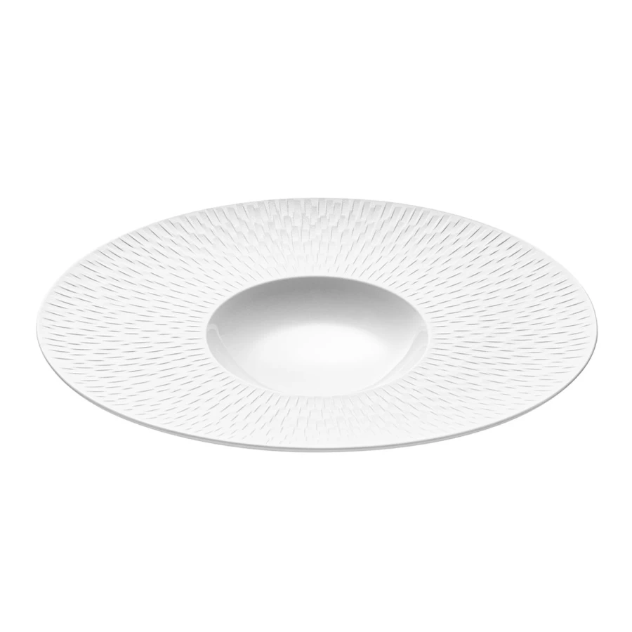 Degrenne Paris Boreal Satin White Tableware Collection - Elegant Dining Essentials